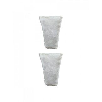 Lichtwesen Lichtwesen Liwe Coussin de nuque avec sachets de cristaux de roche, 2 Pièces