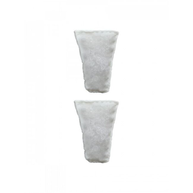 Liwe nekkussen kristalzakjes bergkristallen 2 Stuks