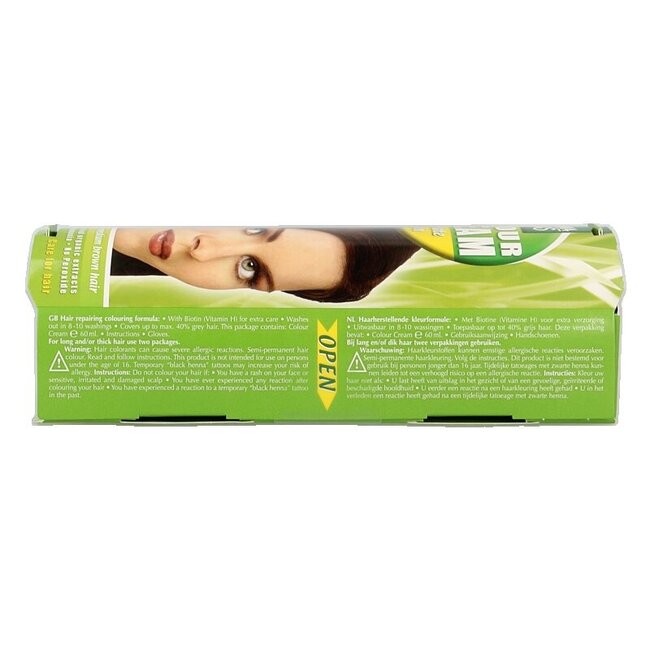 Henna Plus Colour cream 5.35 chocolate brown 60 Milliliter