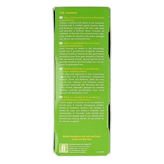 Henna Plus Colour Cream 7.38 Cannelle 60 ml