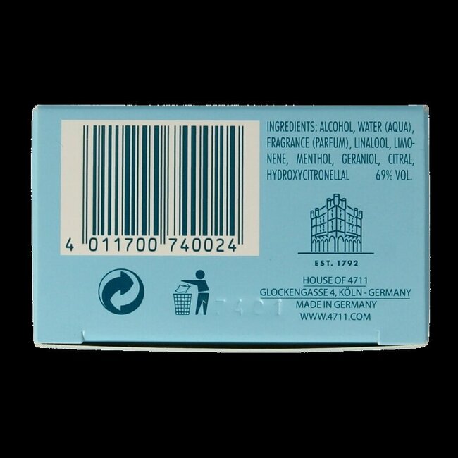 4711 Colognettes Citron 10 lingettes