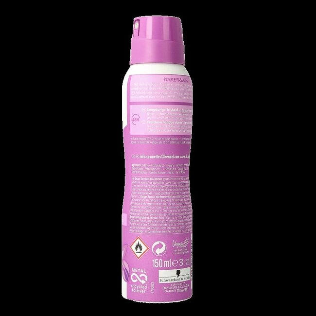 FA Deodorant spray purple passion 150 Milliliter