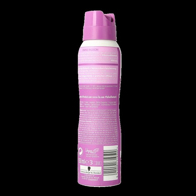 FA Deodorant spray purple passion 150 Milliliter