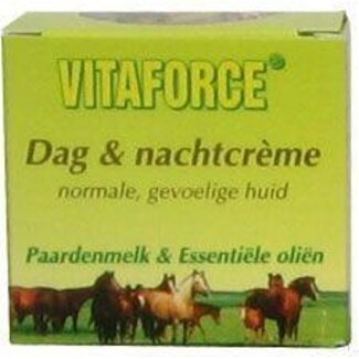 Vitaforce Vitaforce Paardenmelk dag / nachtcreme 50 Milliliter