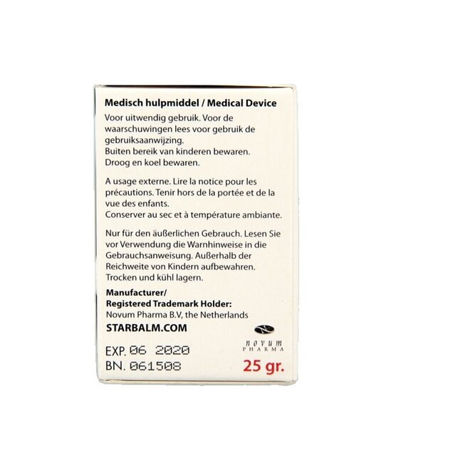 Star balm Wit 25 Gram