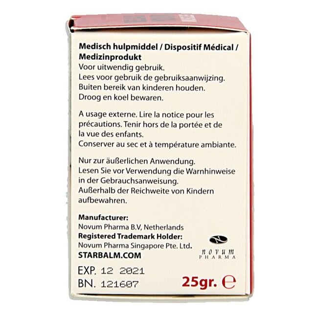 Star balm Rood 25 Gram