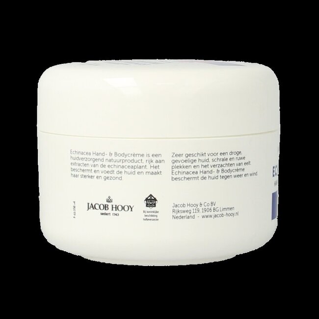 Jacob Hooy Echinacea/aloe vera hand en bodycreme 200 Milliliter