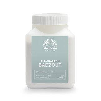 Mattisson Alkabalans zuur base badzout PH 8.0 700 Gram