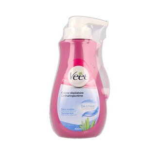Veet Veet Crème dépilatoire peaux sensibles flacon pompe 400 ml