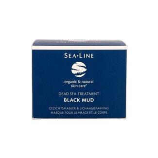Sea-Line Sea-Line Masque visage et enveloppement corporel à la boue noire 225 ml