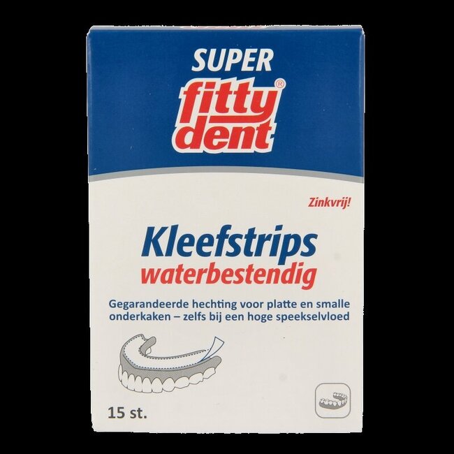 Kleefstrips voor onderprothesen 15 Stuks