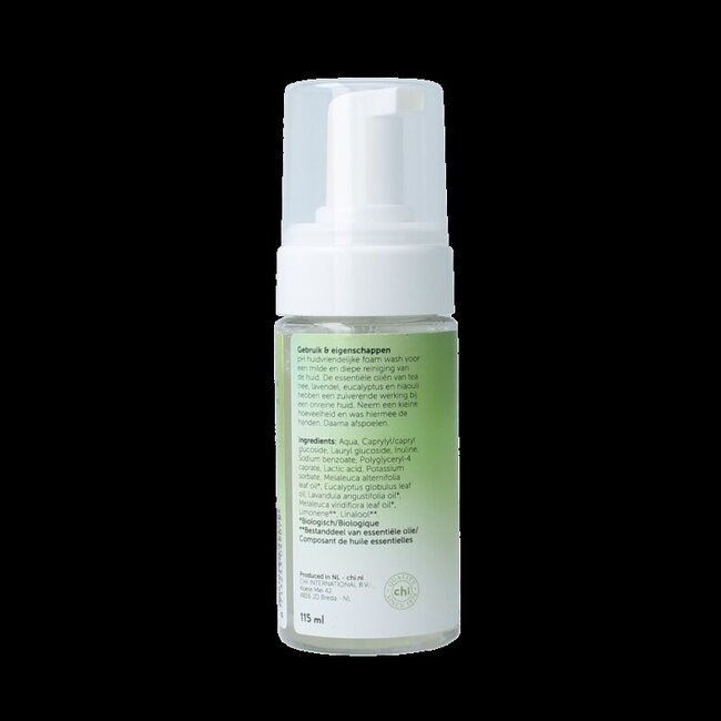 Chi Mousse lavante mains et corps à l'arbre à thé 115 ml