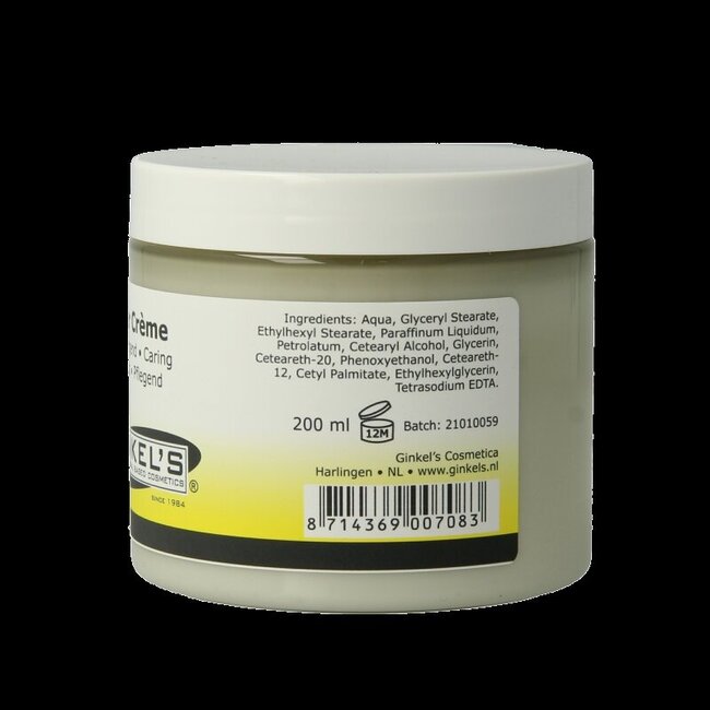 Ginkel's Uiercreme verzorgend 200 Milliliter