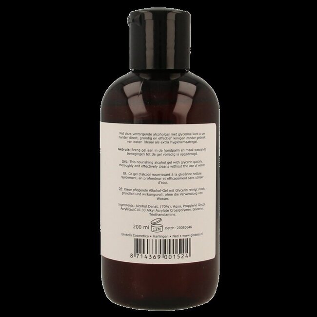 Ginkel's Hand hygiene gel 200 Milliliter