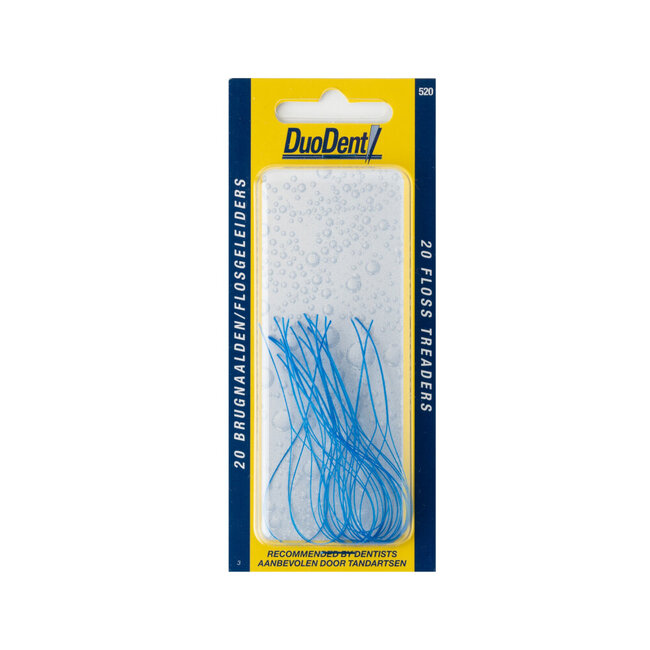 Brugnaald/flosgeleiders super fine 20 Stuks
