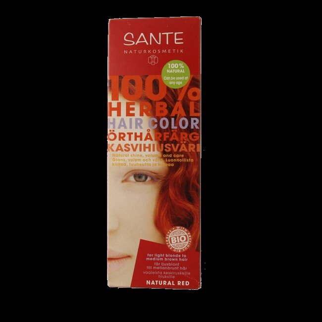 Sante Haarverf natuurlijk rood BDIH 100 Gram