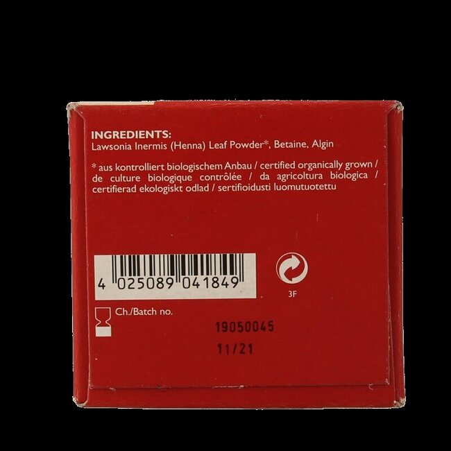 Sante Haarverf natuurlijk rood BDIH 100 Gram