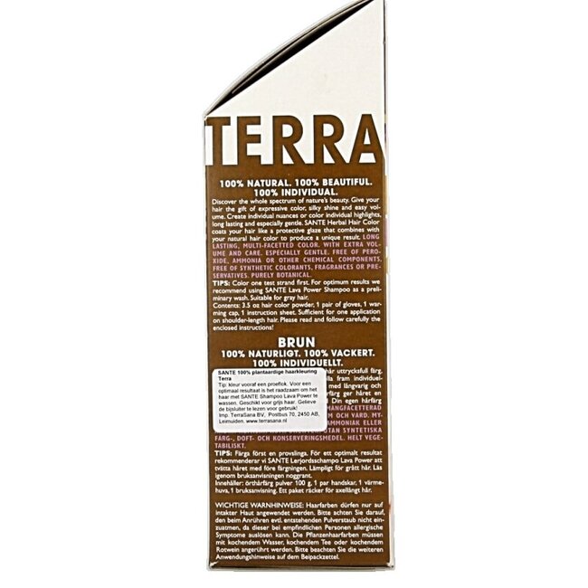 Coloration végétale Sante terra BDIH 100 g