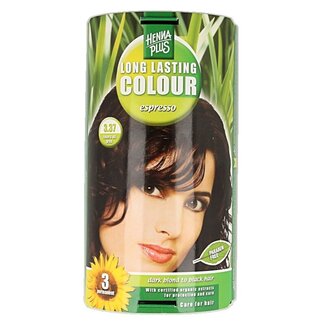 Henna Plus Long lasting colour 3.37 espresso 100 Milliliter