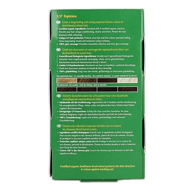 Henna Plus Long lasting colour 3.37 espresso 100 Milliliter