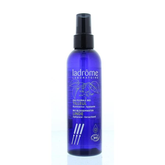 Ladrome Lindebloesemwater spray (hydrolaat) 200 Milliliter