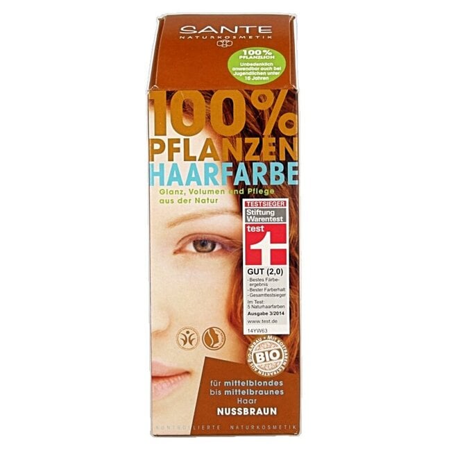 Haarverf notenbruin BDIH 100 Gram