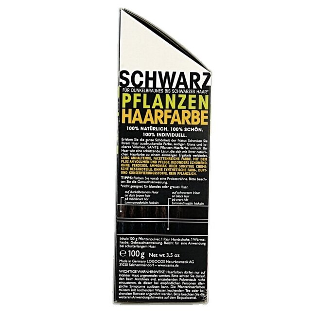 Sante Haarverf zwart BDIH  100 Gram