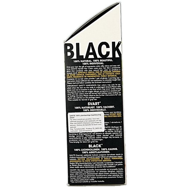 Coloration végétale Sante noir BDIH 100 g