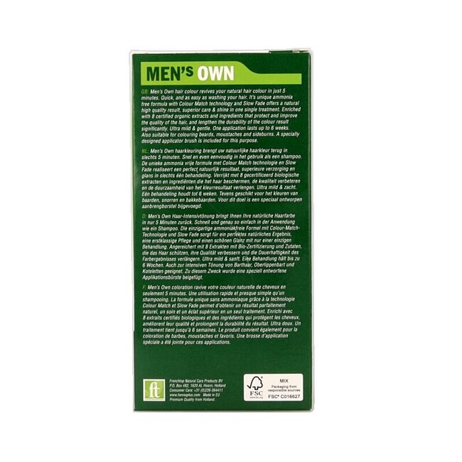 Mens Own Men's own dark brown 80 Milliliter