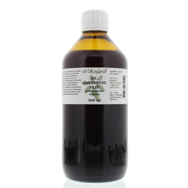Sint Janskruid olie met olijfolie 500 Milliliter