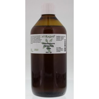 Cruydhof Calendula/goudsbloem olie 500 Milliliter