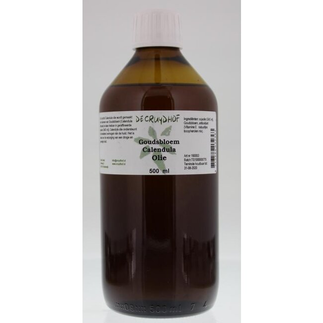 Calendula/goudsbloem olie 500 Milliliter
