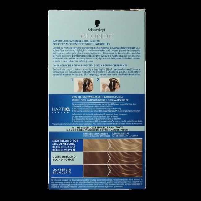 Schwarzkopf Blonde easy highligher super+ 1 Set