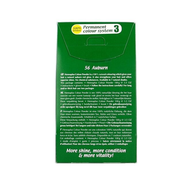 Henna Plus Colour powder 56 auburn 100 Gram