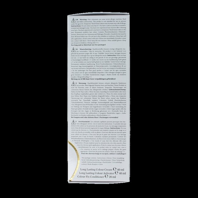 Hairwonder Long lasting colour 1 black 100 Milliliter