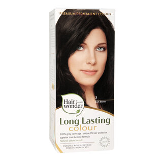 Henna Plus Long lasting colour 3 dark brown 100 Milliliter