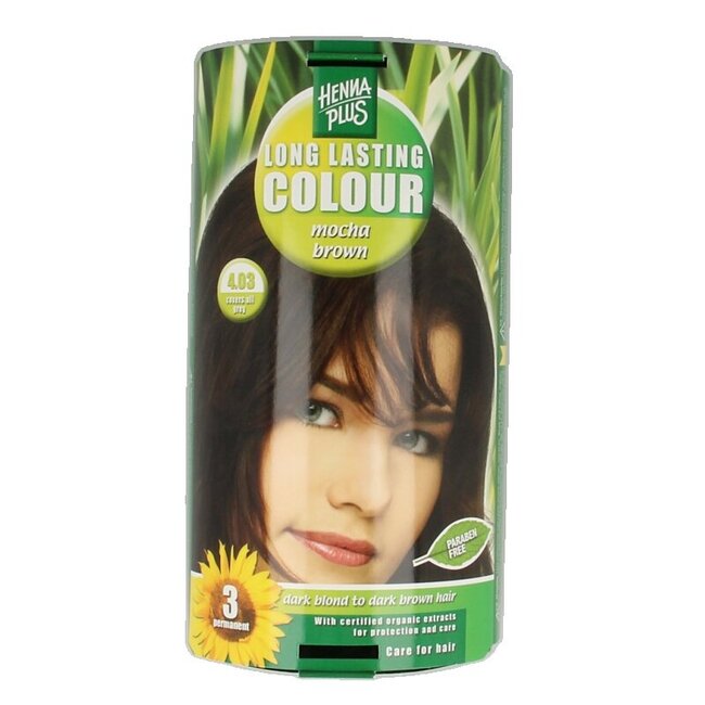 Long lasting colour 4.03 mocha brown 100 Milliliter