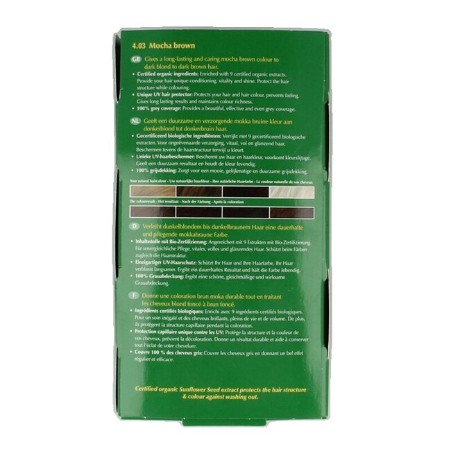 Henna Plus Long lasting colour 4.03 mocha brown 100 Milliliter