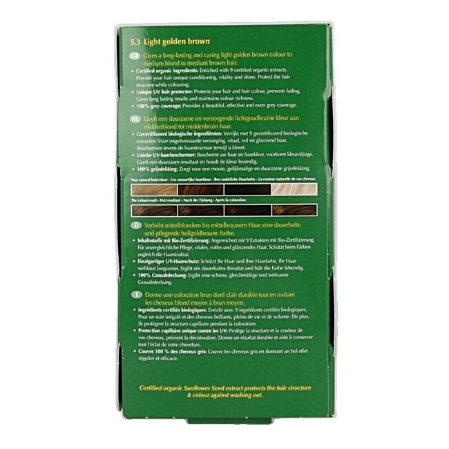 Henna Plus Long Lasting Colour 5.3 Châtain Doré 100 ml