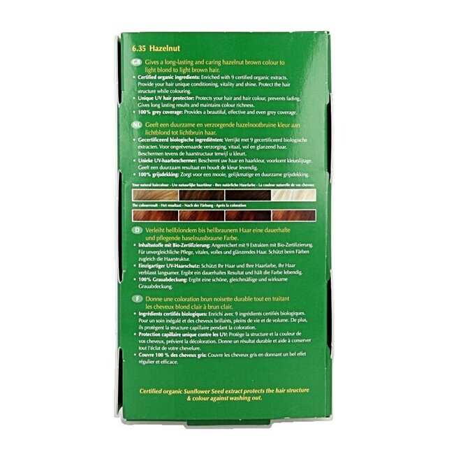 Henna Plus Long lasting colour 6.35 hazelnut 100 Milliliter