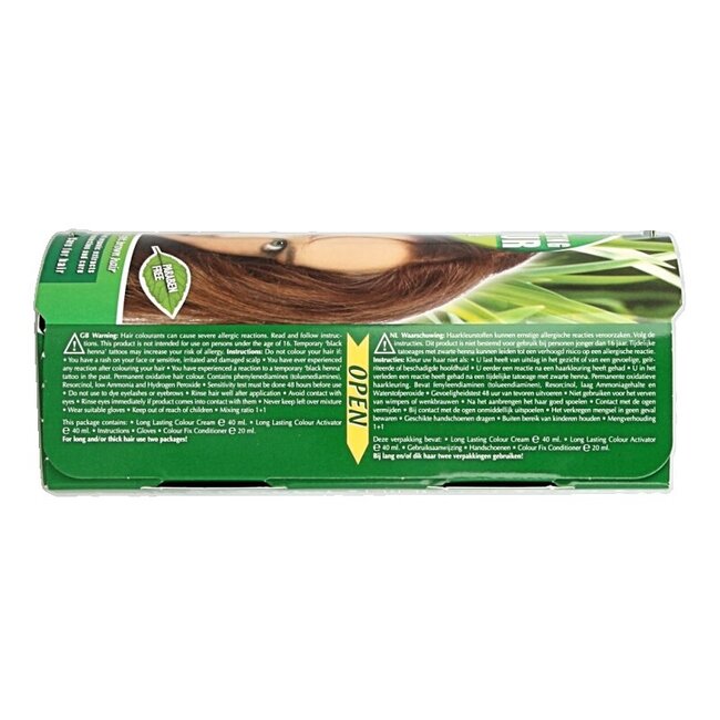 Henna Plus Long lasting colour 6.35 hazelnut 100 Milliliter