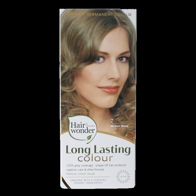Long lasting colour 7 medium blond 100 Milliliter