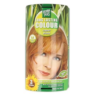 Henna Plus Henna Plus Long Lasting Colour 8.4 blond cuivré 100 ml