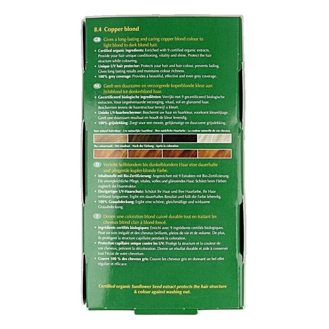 Henna Plus Long lasting colour 8.4 copper blond 100 Milliliter