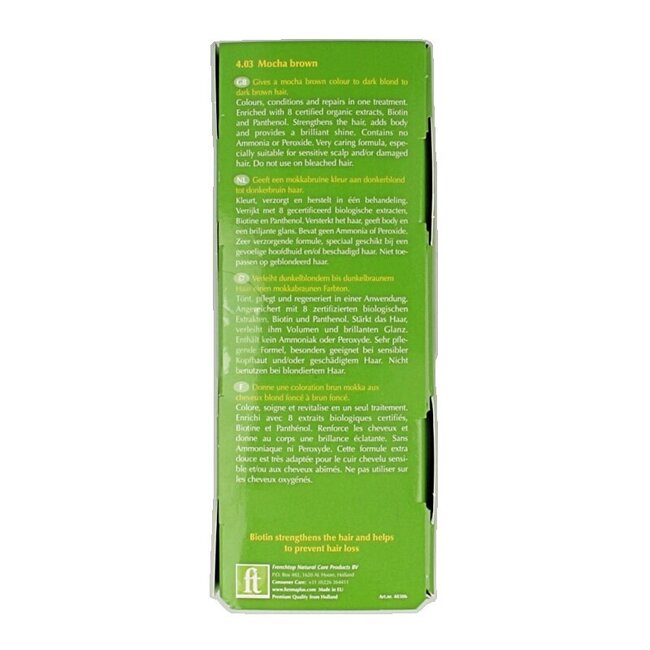 Henna Plus Colour cream 4.03 mocha brown 60 Milliliter