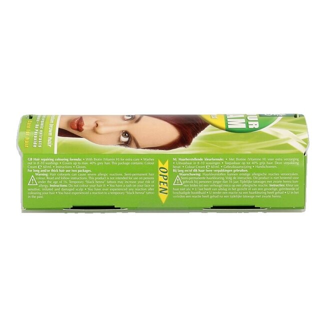 Henna Plus Colour cream 5.6 warm red 60 Milliliter