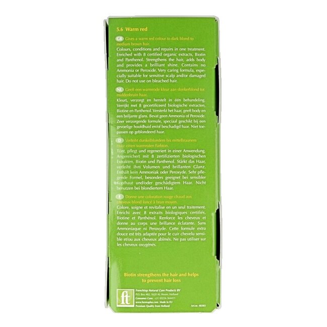 Henna Plus Colour Cream 5.6 rouge chaud 60 ml