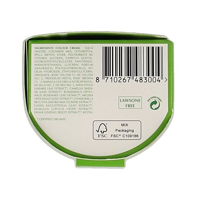 Henna Plus Colour cream 8.3 gold blond 60 Milliliter