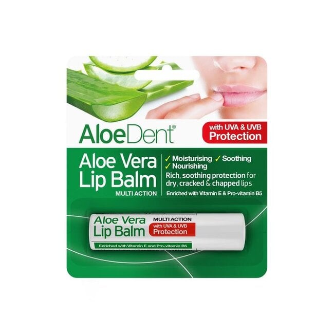 Aloe dent aloe vera lippenbalsem stick 4 Gram