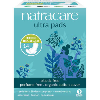 Natracare Maandverband ultra met vleugels 14 Stuks